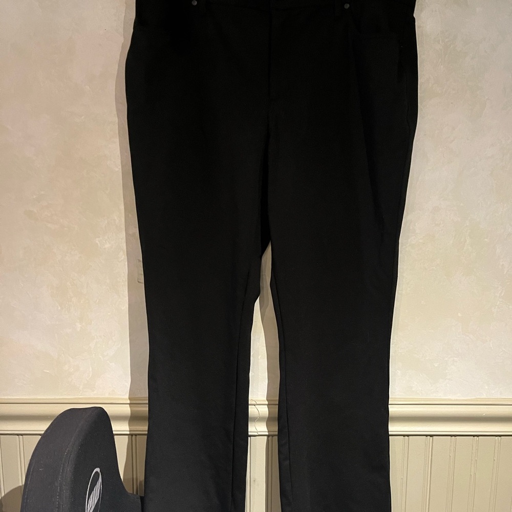 89th & Madison Black Men's Dress Pants - Straight Leg